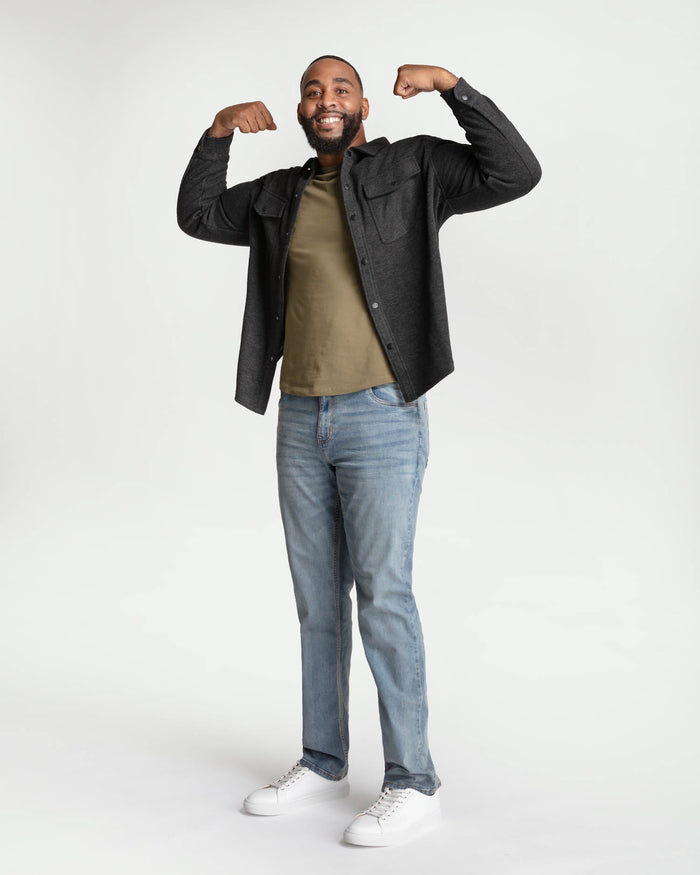Overshirt in Black