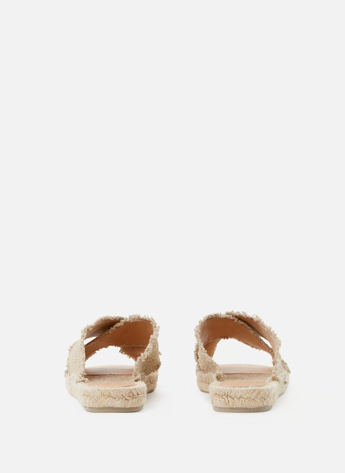 Sandals Castaner Palmera Flat Sandals Oro Claro Apoella