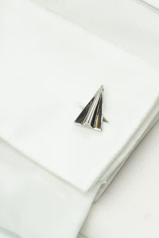Paper Plane Cufflinks