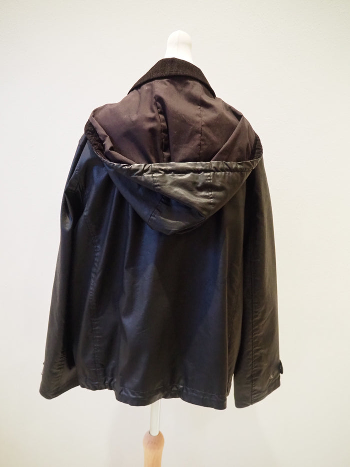 Per Una Black Wax Jacket 16 (New)