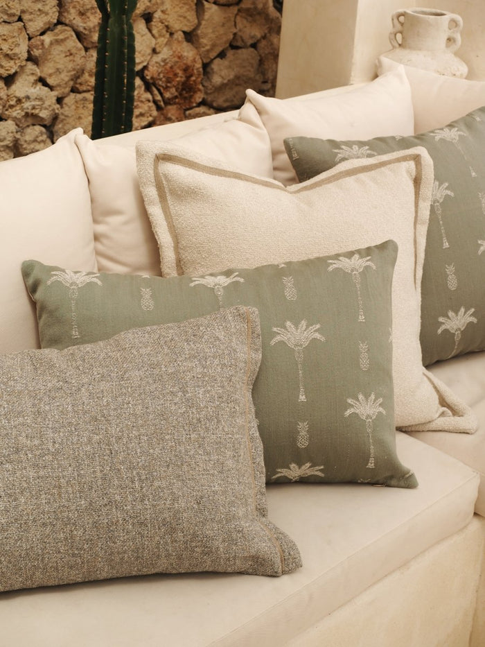 Cushions Plantation Cushion Cover - Sage Square -