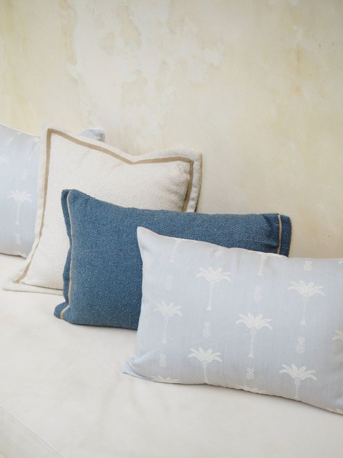 Cushions Plantation Cushion Cover - Silver Rectangle -