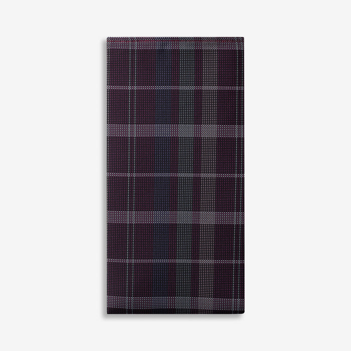 Plumtastic Plaid Pocket Square