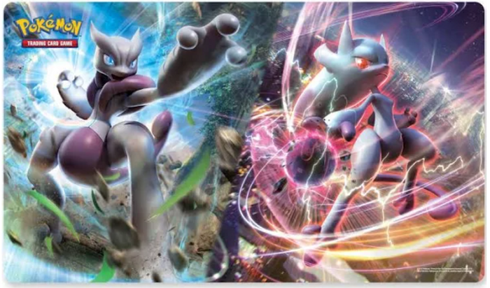 Pokemon Mega Mewtwo x and Mega Mewtwo Y Playmat