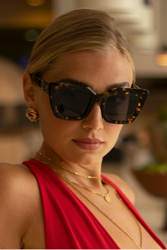 Portofino Cat Eye Sunglasses - Tortoise