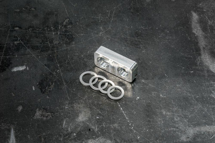 Power Steering Delete Block (E30, Z3, E36, E46, E82, E90, and E92)-Steering Components-grip-drift-Garagistic-bmw