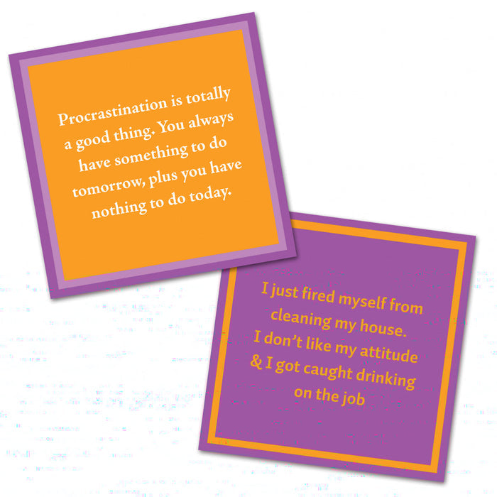 Procrastinate - Double the Fun Cocktail Napkins