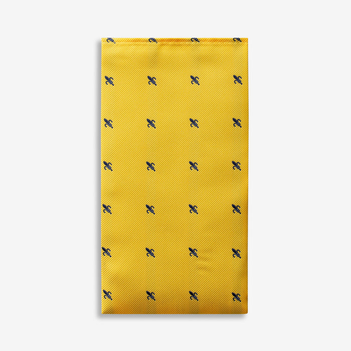 Proper Fleur-De-Lis Geometric Pocket Square