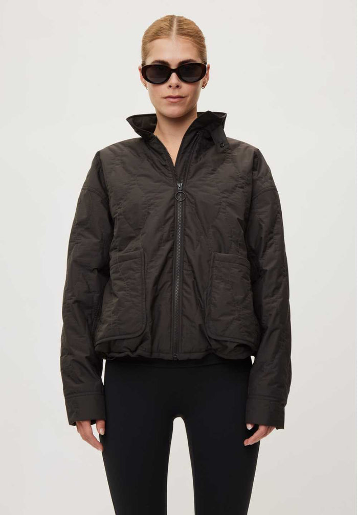 Rethinkit Quilted Jacket Field Jacket 0022 almost black