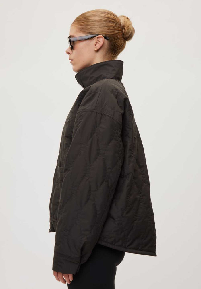 Rethinkit Quilted Jacket Field Jacket 0022 almost black