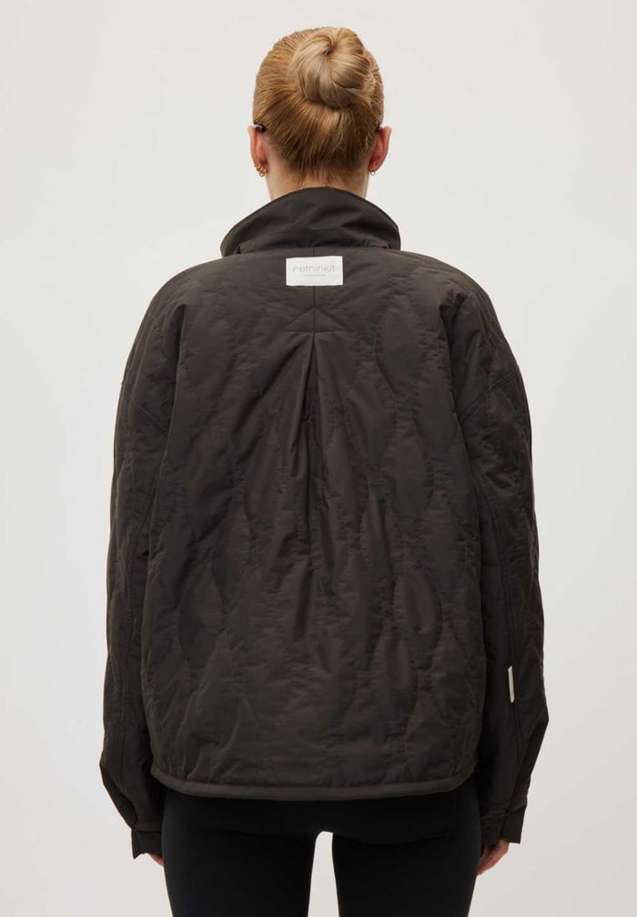 Rethinkit Quilted Jacket Field Jacket 0022 almost black