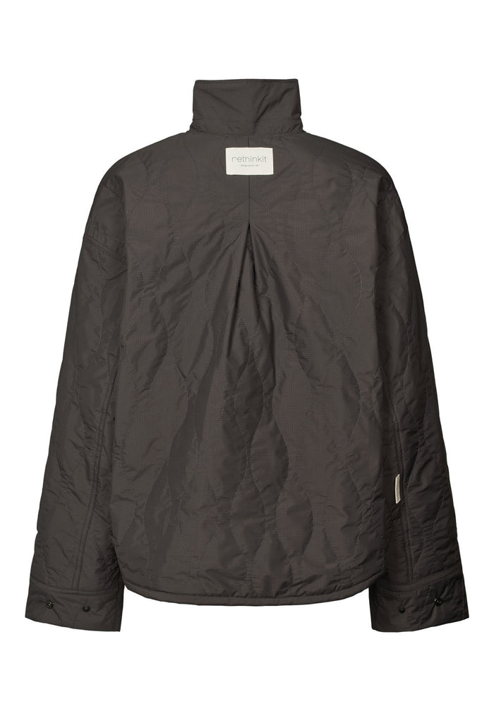 Rethinkit Quilted Jacket Field Jacket 0022 almost black