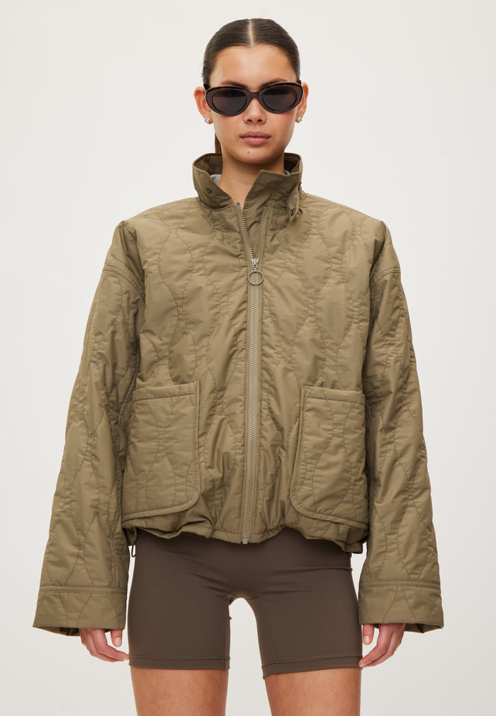 Rethinkit Quilted Jacket Field Jacket 9517 dust green