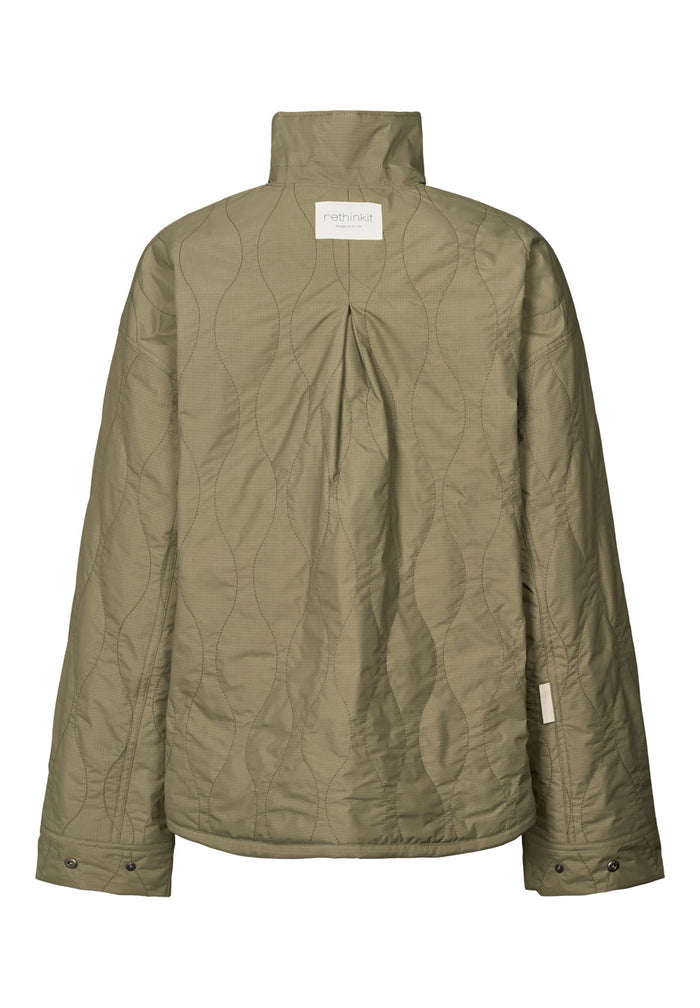 Rethinkit Quilted Jacket Field Jacket 9517 dust green