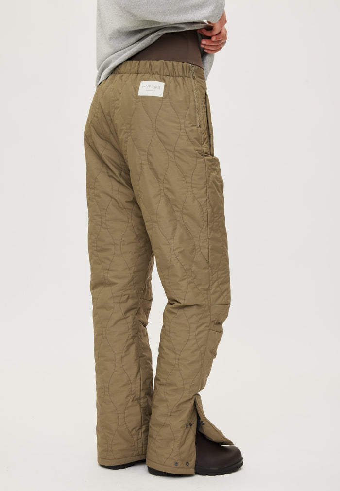 Rethinkit Quilted Trousers Field Trousers 9517 dust green