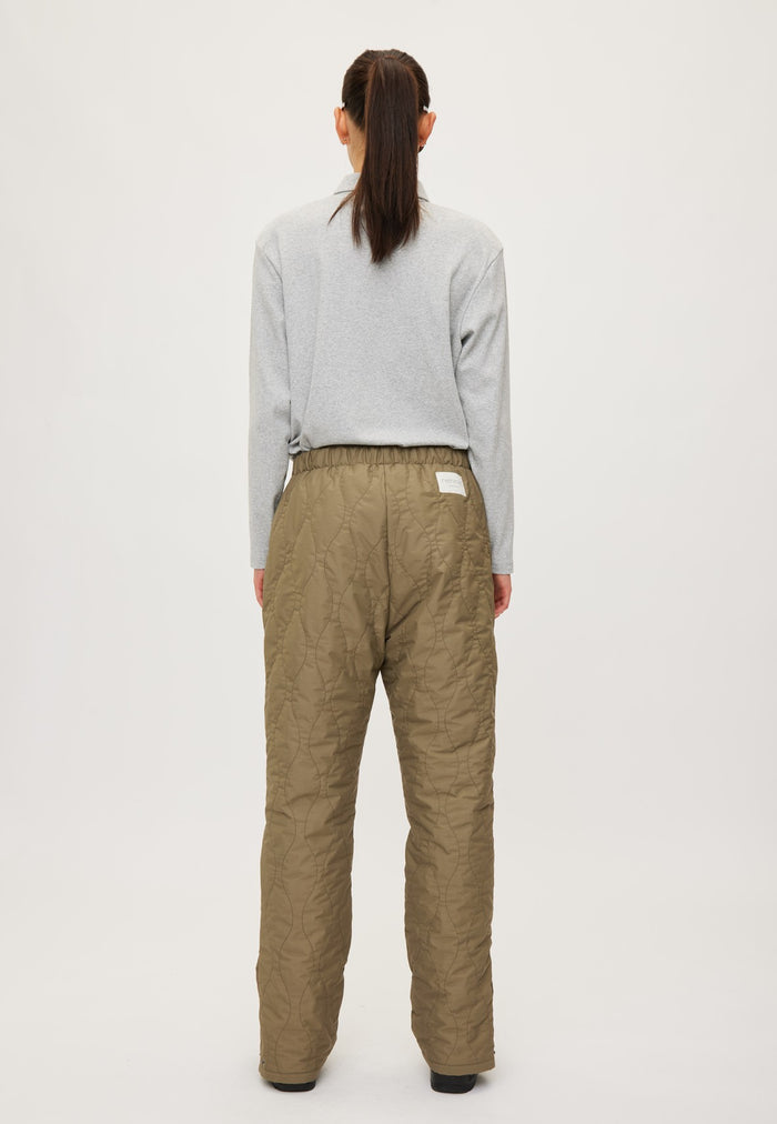 Rethinkit Quilted Trousers Field Trousers 9517 dust green