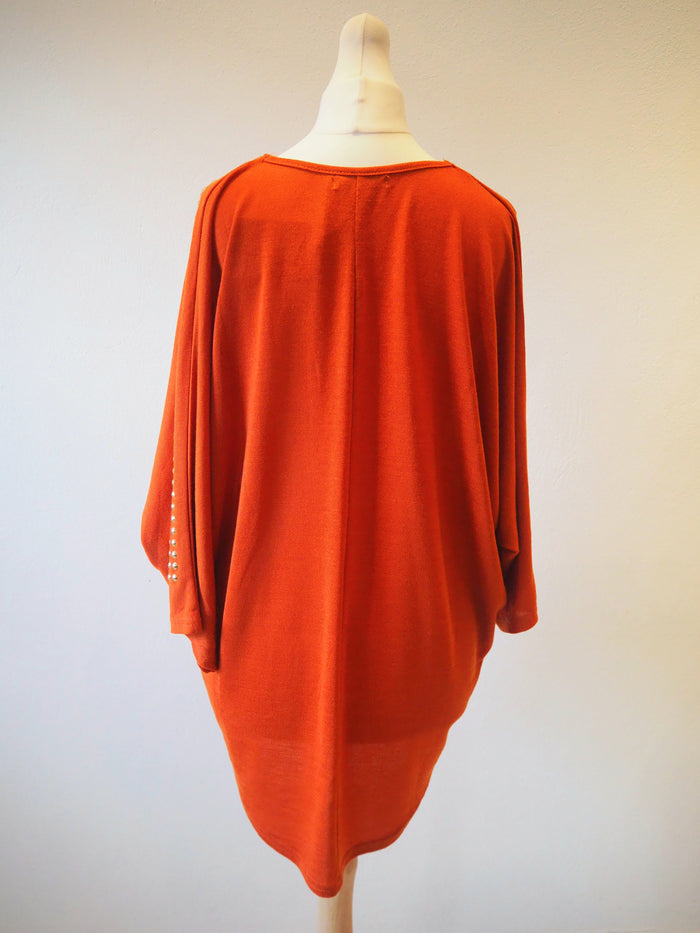 Quiz Rust studded top Size M
