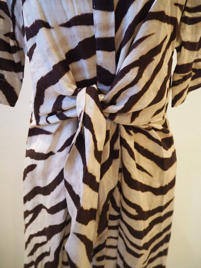 Ralph Lauren Brown/Cream Shirt Dress 10New RRP £219