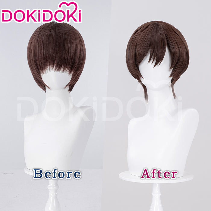 【Ready For Ship】DokiDoki Anime Cosplay Wig Short Brown Girl