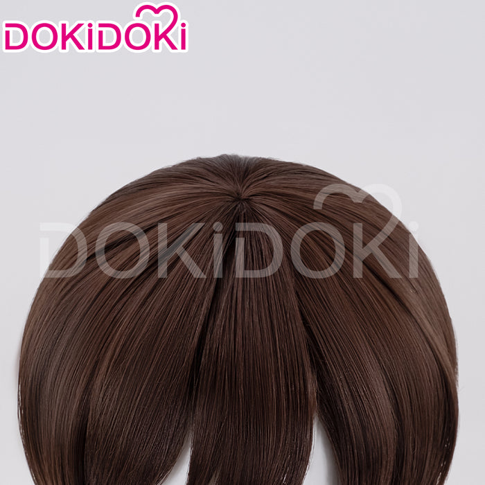 【Ready For Ship】DokiDoki Anime Cosplay Wig Short Brown Girl