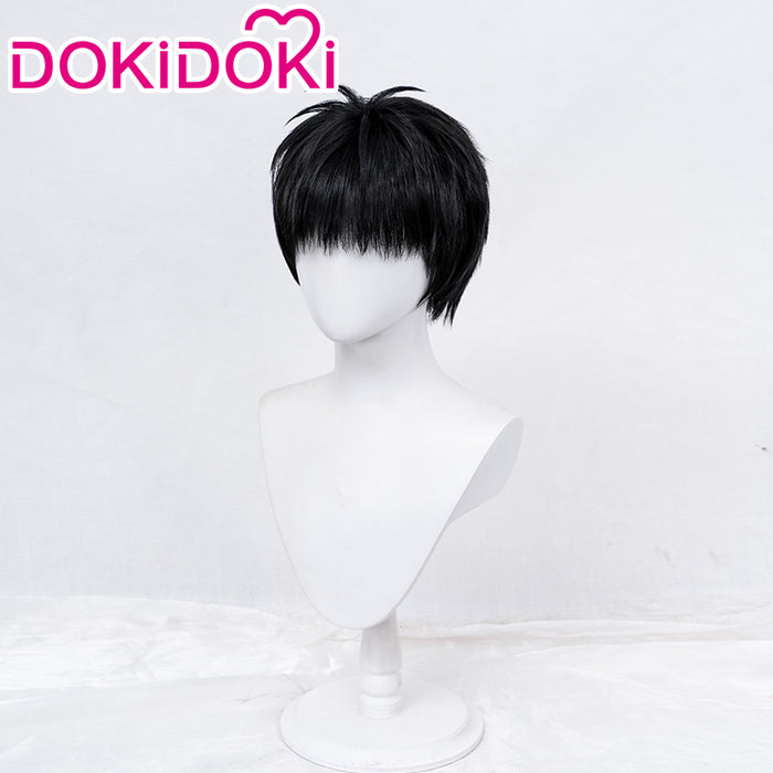 【Ready For Ship】DokiDoki Anime Slam Dunk Cosplay Kaede Rukawa Cosplay Wig Short Black