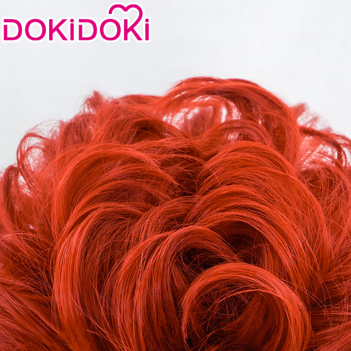 【Ready For Ship】DokiDoki Anime Slam Dunk Cosplay Sakuragi Hanamichi Cosplay Wig Short Curly Red
