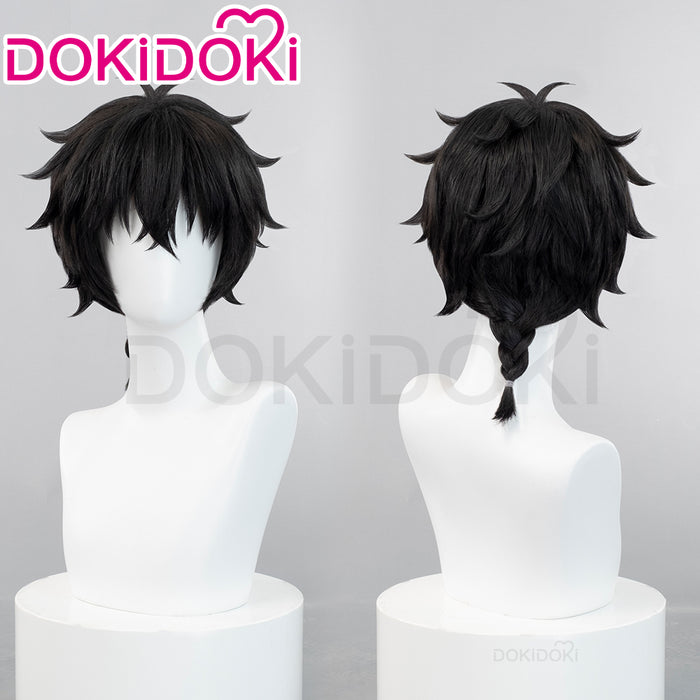 【Ready For Ship】DokiDoki Anime Wind Breaker Cosplay Togame Jo Wig Short Straight Black Hair Togamejo