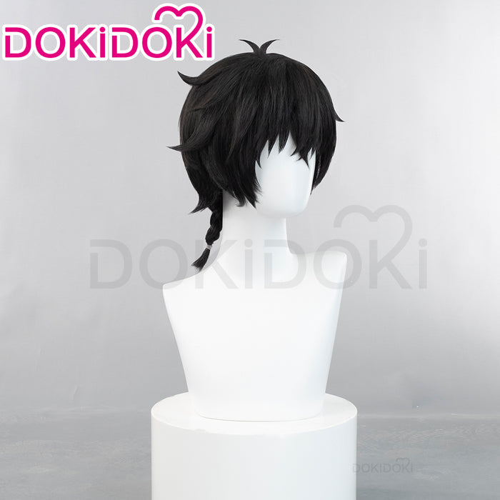 【Ready For Ship】DokiDoki Anime Wind Breaker Cosplay Togame Jo Wig Short Straight Black Hair Togamejo