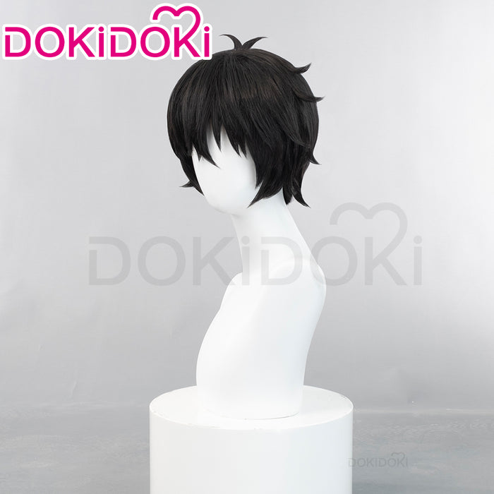 【Ready For Ship】DokiDoki Anime Wind Breaker Cosplay Togame Jo Wig Short Straight Black Hair Togamejo