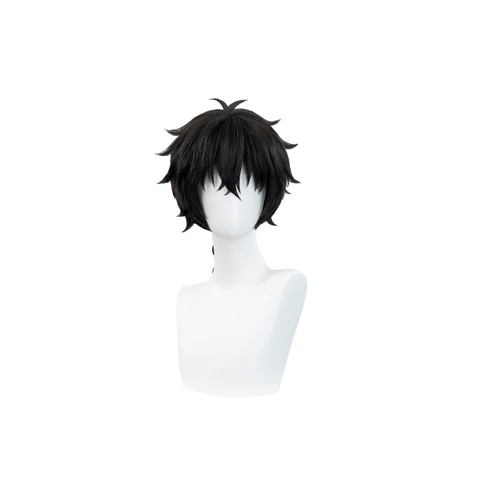 【Ready For Ship】DokiDoki Anime Wind Breaker Cosplay Togame Jo Wig Short Straight Black Hair Togamejo