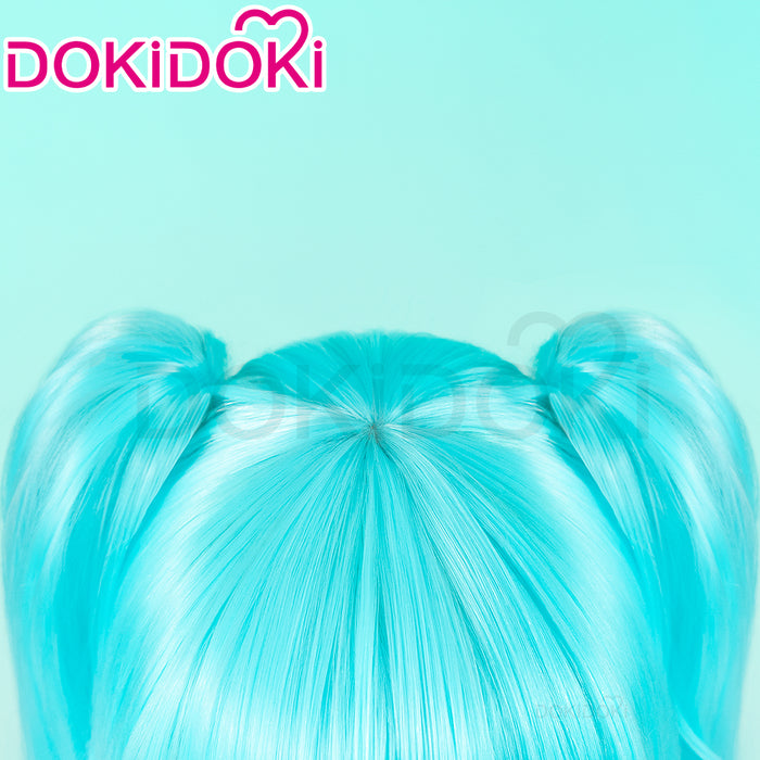 【Ready For Ship】DokiDoki Cosplay Wig 2024 Racing Suits Style Long Straight Blue Purple Hair