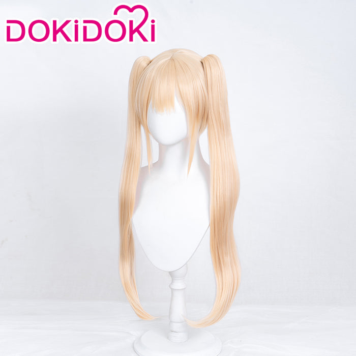 【Ready For Ship】DokiDoki Game Dead or Alive Cosplay Marie Rose Wig Long Straight Blonde