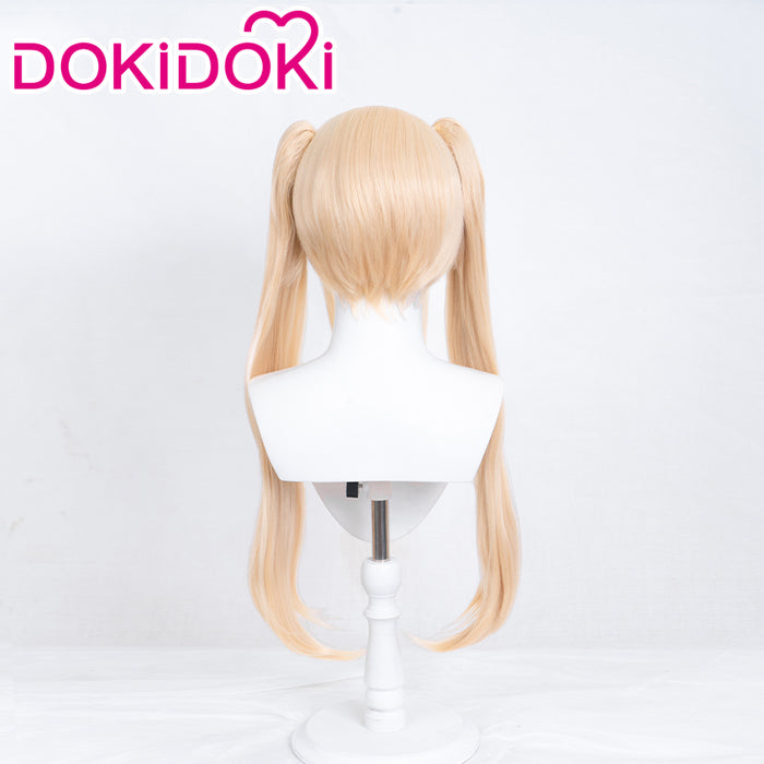 【Ready For Ship】DokiDoki Game Dead or Alive Cosplay Marie Rose Wig Long Straight Blonde