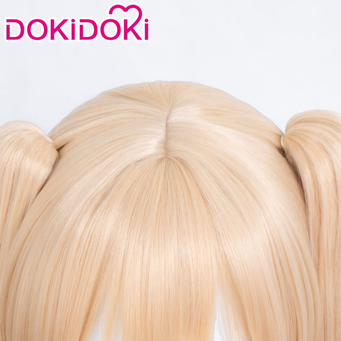 【Ready For Ship】DokiDoki Game Dead or Alive Cosplay Marie Rose Wig Long Straight Blonde