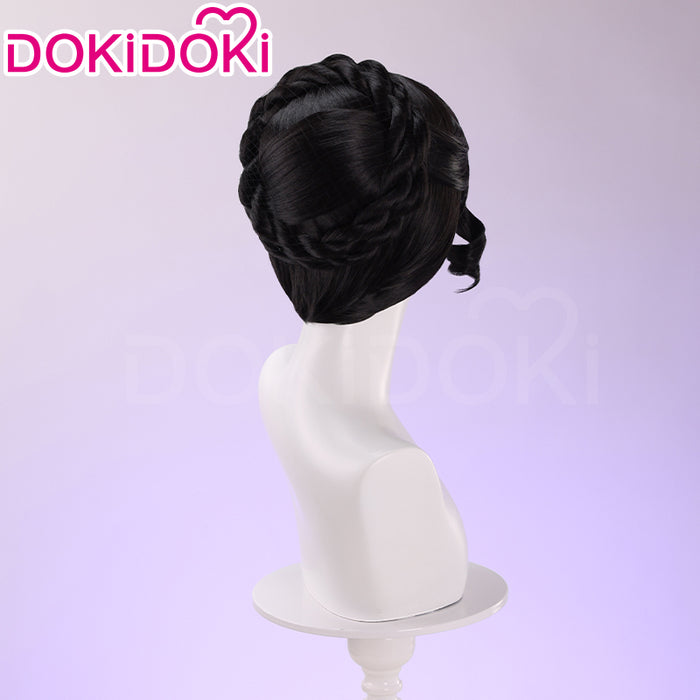 【Ready For Ship】DokiDoki Game Identity V Cosplay Bloody Queen Mary Costume Wig Curly Black Hair