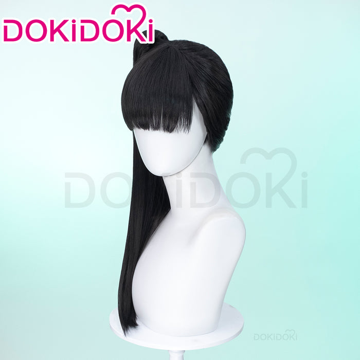【Ready For Ship】DokiDoki Game Stellar Blade Cosplay Eve Wig Long Straight Black Ponytail Hair Hayato Suo