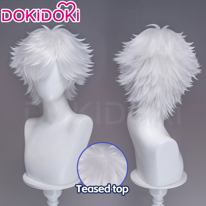 【Ready For Ship】DokiDoki Manga Witch Hat Atelier Cosplay Qifrey Wig Short White Hair