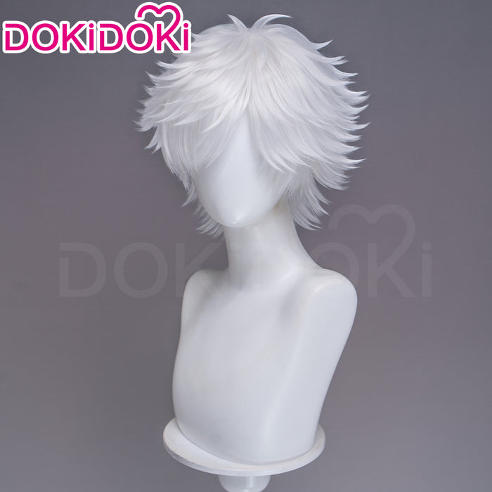 【Ready For Ship】DokiDoki Manga Witch Hat Atelier Cosplay Qifrey Wig Short White Hair