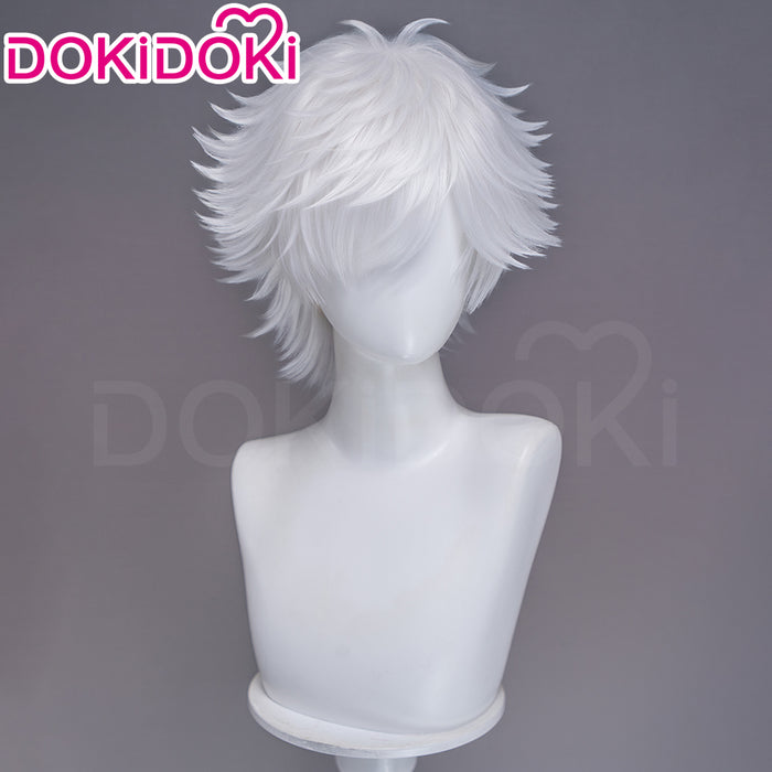 【Ready For Ship】DokiDoki Manga Witch Hat Atelier Cosplay Qifrey Wig Short White Hair
