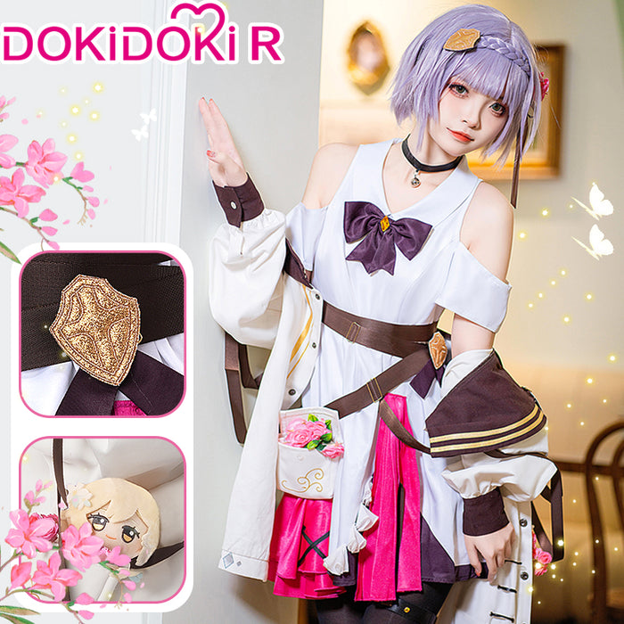 【Ready For Ship】DokiDoki-R Game Genshin Impact Cosplay Noelle Cosplay Custome Doujin