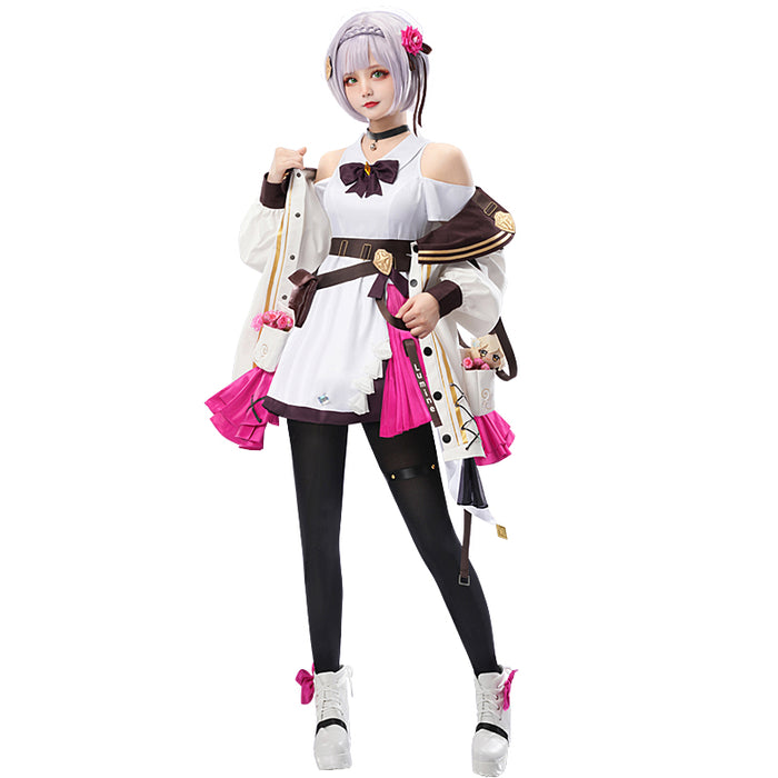 【Ready For Ship】DokiDoki-R Game Genshin Impact Cosplay Noelle Cosplay Custome Doujin