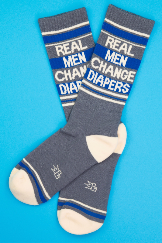 Real Men Change Diapers Socks