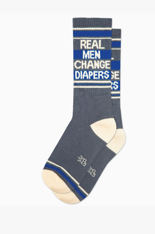 Real Men Change Diapers Socks