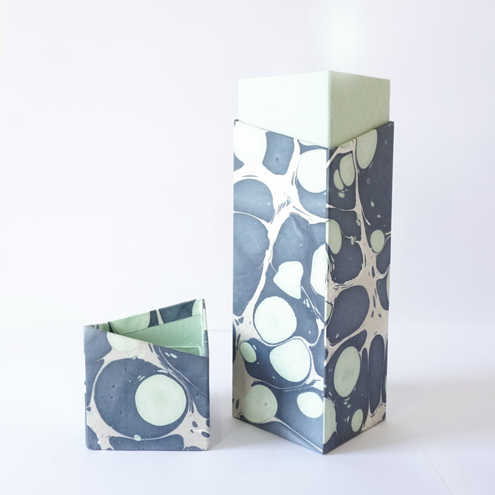 Tabletop Decor Rectangular Wine Box Mint Blue -