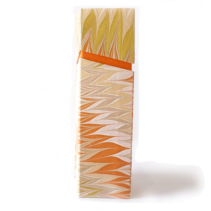 Tabletop Decor Rectangular Wine Box Orange -