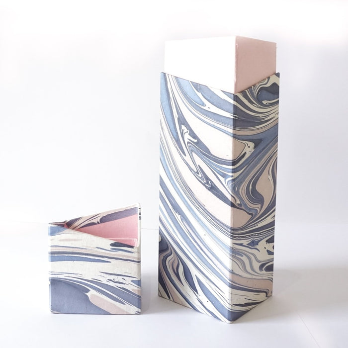 Tabletop Decor Recangular Wine Box Pink Lavender -