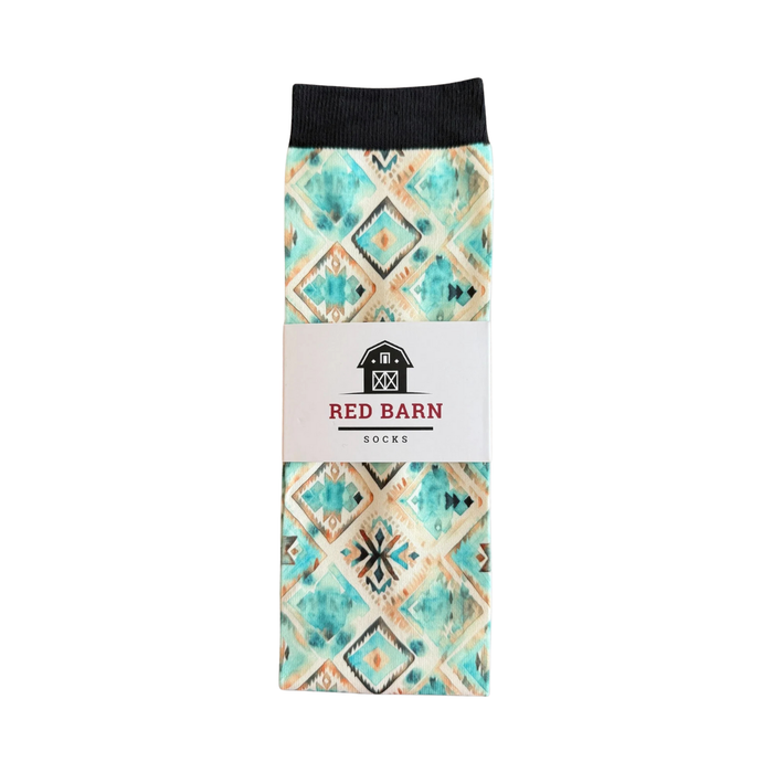 Red Barn Socks Canyon Glow Western Boot Socks