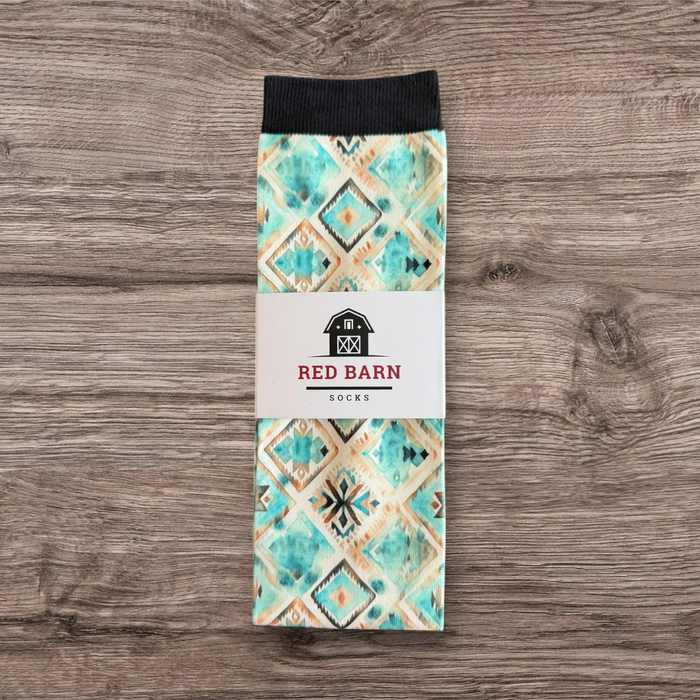 Red Barn Socks Canyon Glow Western Boot Socks