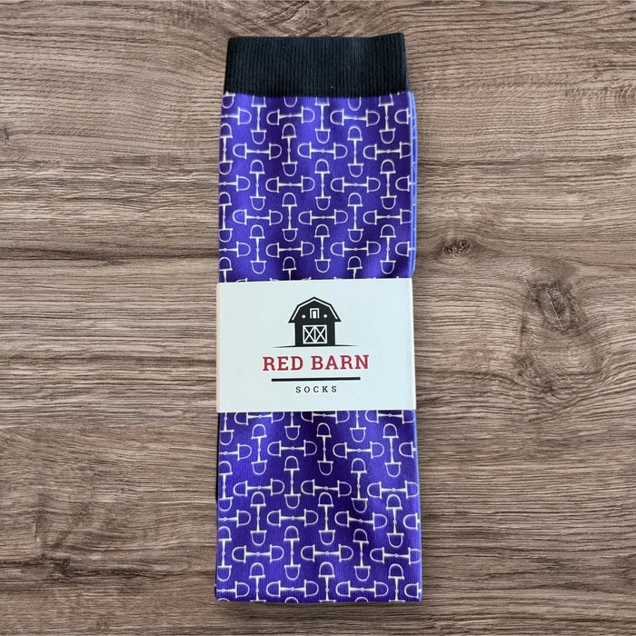 Red Barn Socks Snaffle Chic Western Boot Socks
