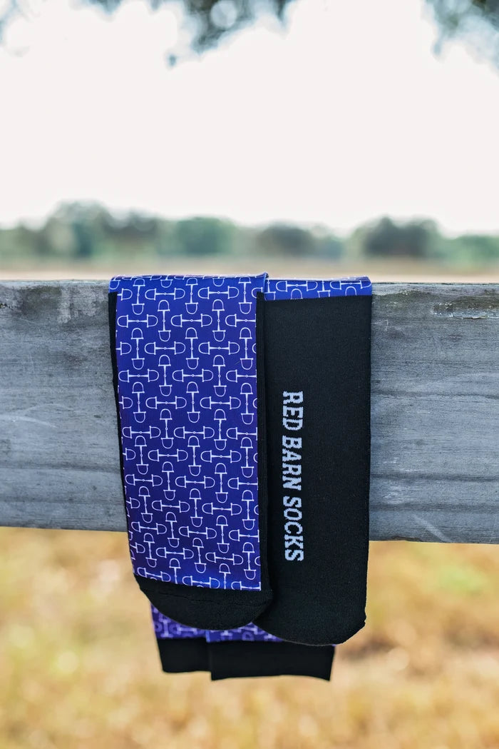 Red Barn Socks Snaffle Chic Western Boot Socks